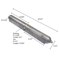 Bullet Hinges – With Washer & Grease Zerk