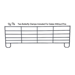 18G Livestock Panels With J-Legs