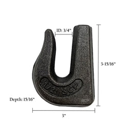 Weld-On Grab Hooks – Grade 43 Forged Steel | DOT Compliant