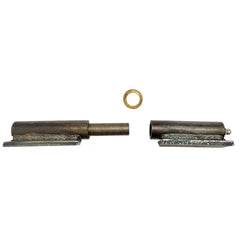 6" Round Hinge W/Plate Grease Zerk