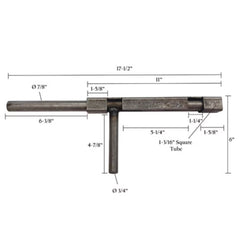 Lockable Bar Gate Latches - Heavy-Duty, Weld-On or Screw-On Options