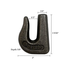 Weld-On Grab Hooks – Grade 43 Forged Steel | DOT Compliant