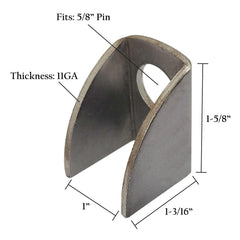 Bat Wing Hinges – Male & Female | 1/2", 5/8", 3/4"