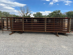 Free Standing Panel 2 3/8" Drill Pipe w/ Sucker Rod