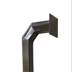 Round Tubing Keypad Mount - 1.66" OD X 11GA X 71" Powder Coated