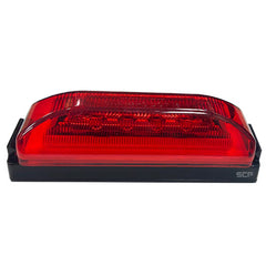 Trailer Light - 4"x1" Rect Marker & Clearance Light - Black Base Mount Kit