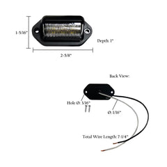 Trailer Light - License Plate