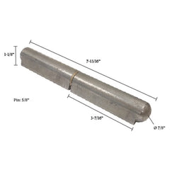 Bullet Hinges - With Steel Pin & Brass Bushing