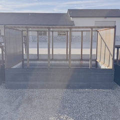 Tall Horse Feeder - 10' x 6' x 6' w/ 24" Belting