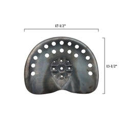Decorative Tractor Seat – 14-Gauge Bare Steel