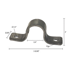 Female Bar Gate Latch Keeper - Bare