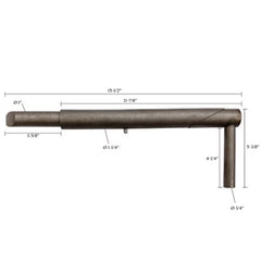 Slam Action Gate Latch – Spring-Loaded with Grease Zerk