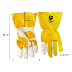 MIG Welding Glove – Top Grain Leather with Fleece Lining