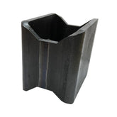 Rectangular Hinge Adapter – 3" x 2" | Square-to-Round Gate Hinge Support