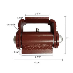 Adjustable Gate Hinge with Grease Zerk | HD Weld-On Roller Bearing Hinge