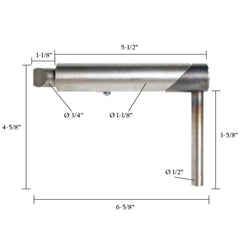 Slam Action Gate Latch – Spring-Loaded with Grease Zerk