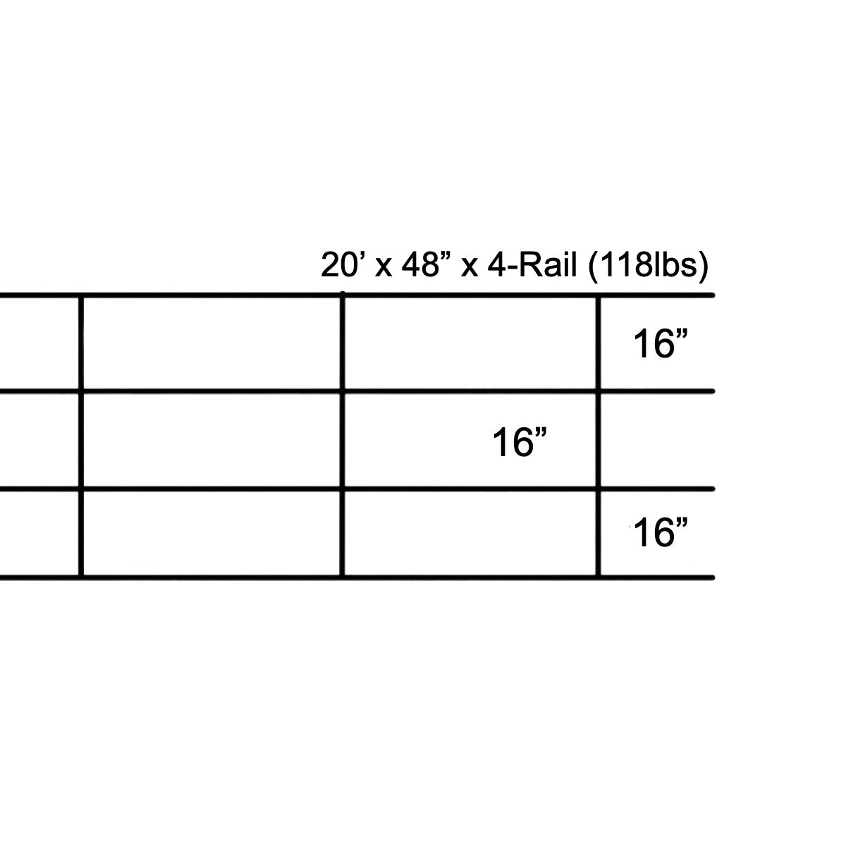 1-5/8" Continuous Fence