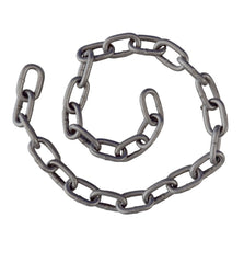 Metal chain on a white background