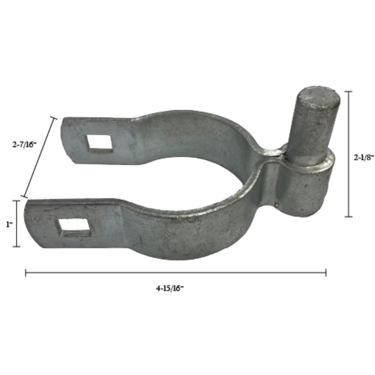 Post Hinge – Round, Male, Bolt-On