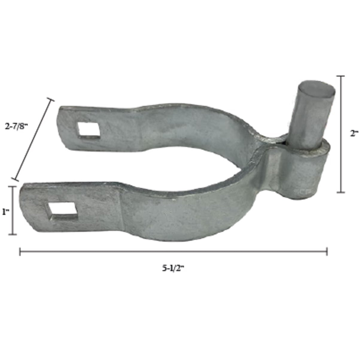 Post Hinge – Round, Male, Bolt-On