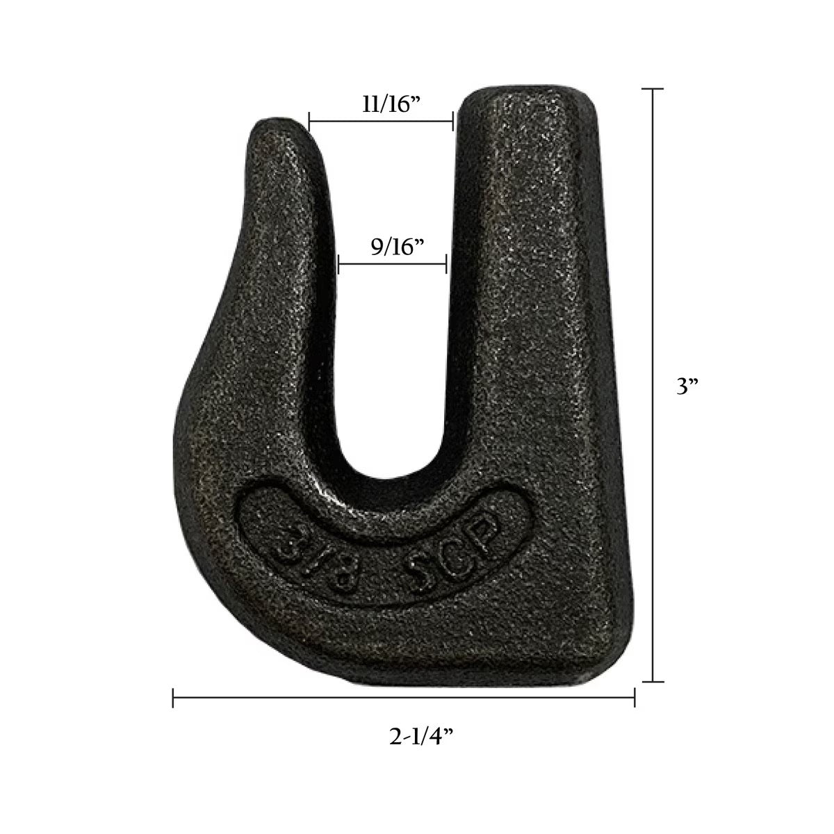 Weld-On Grab Hooks – Grade 43 Forged Steel | DOT Compliant