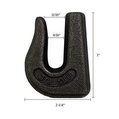 Weld-On Grab Hooks – Grade 43 Forged Steel | DOT Compliant