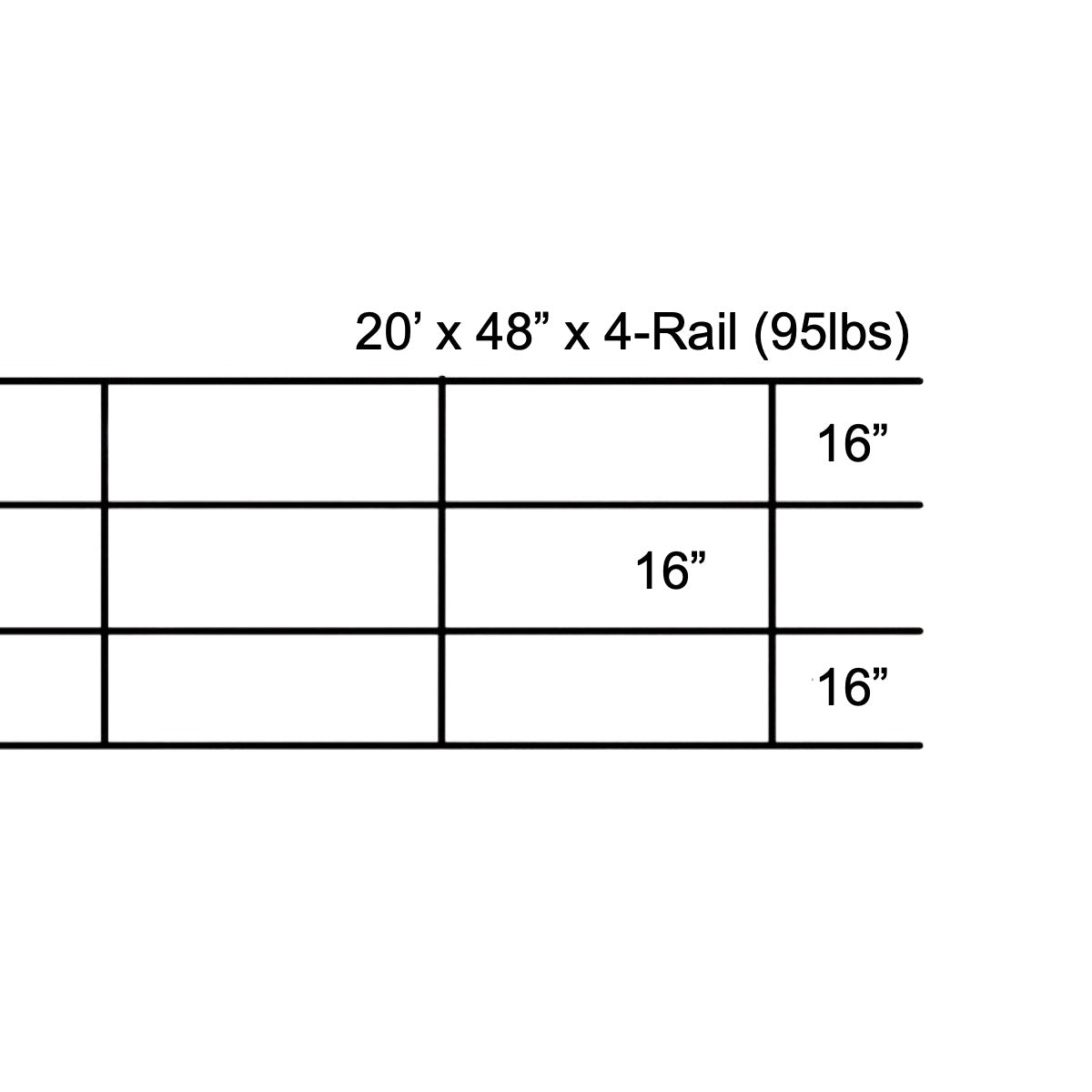 1-1/4" Continuous Fence