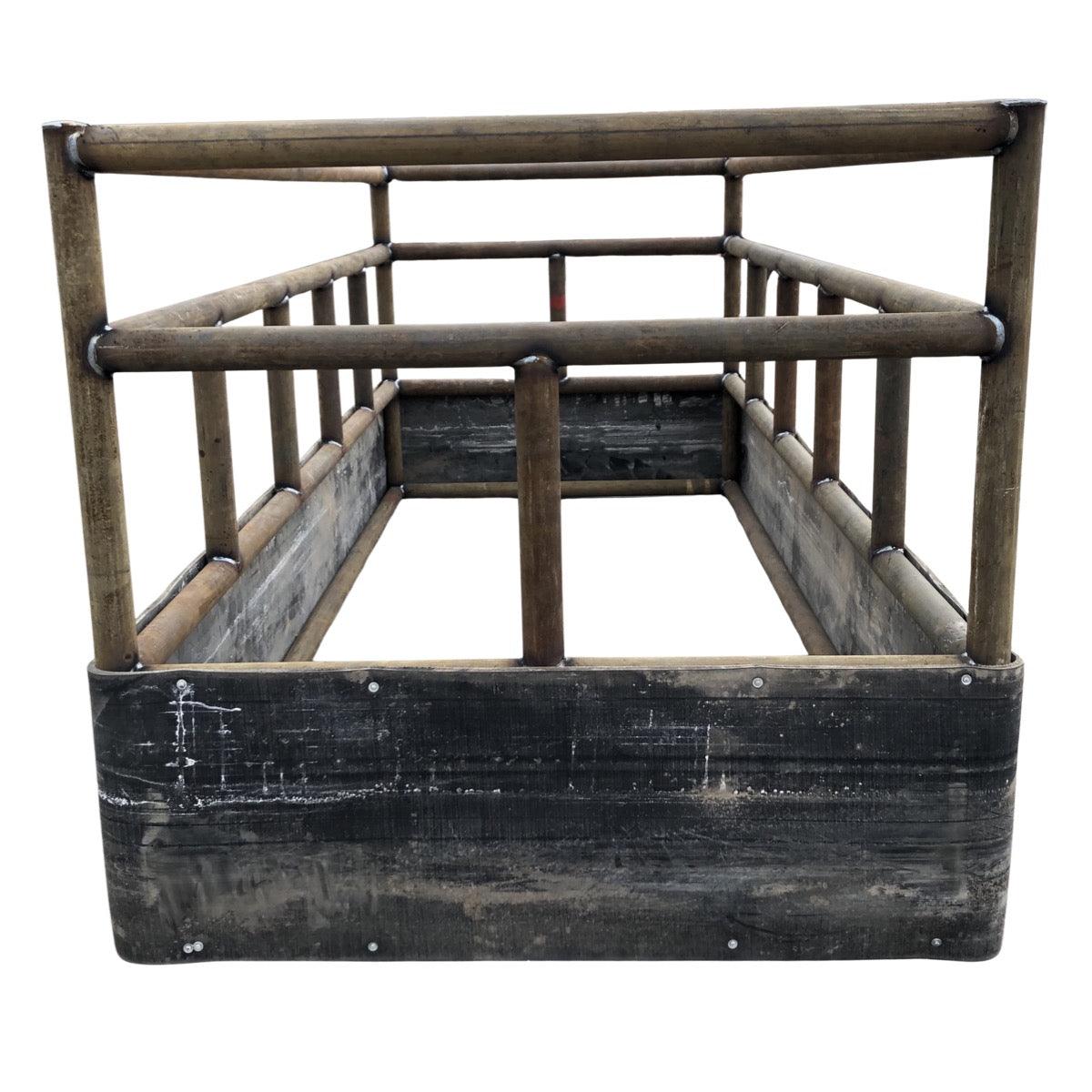 4' x 4' x 10' Manger Box Feeder w/18" Belting