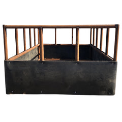 4' x 4' x 10' Manger Box Feeder w/24" Belting