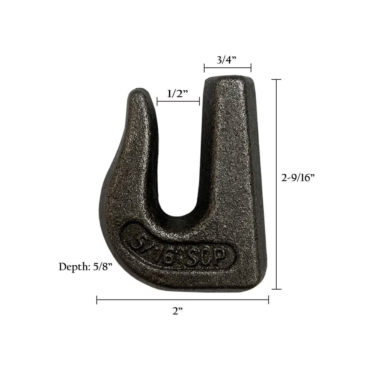 Weld-On Grab Hooks – Grade 43 Forged Steel | DOT Compliant