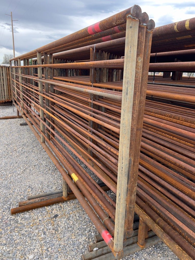 Free Standing Panel 2 3/8" Drill Pipe w/ Sucker Rod