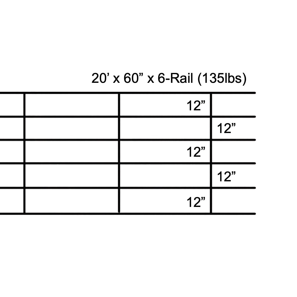 1-1/4" Continuous Fence