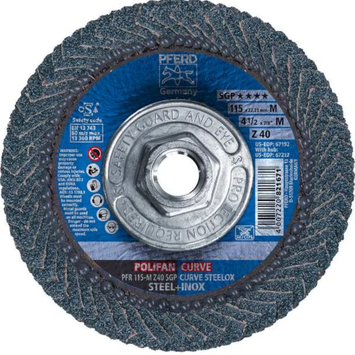 PSF Extra Steelox Polifan Flap Disc