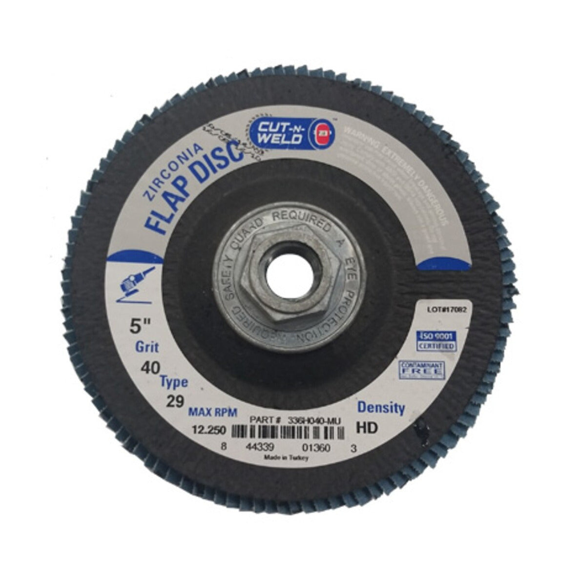 T29 5" Flap Disc Grit 40 HD