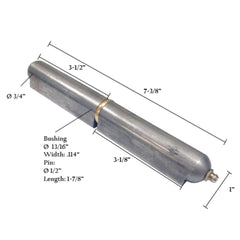 Bullet Hinges – With Washer & Grease Zerk