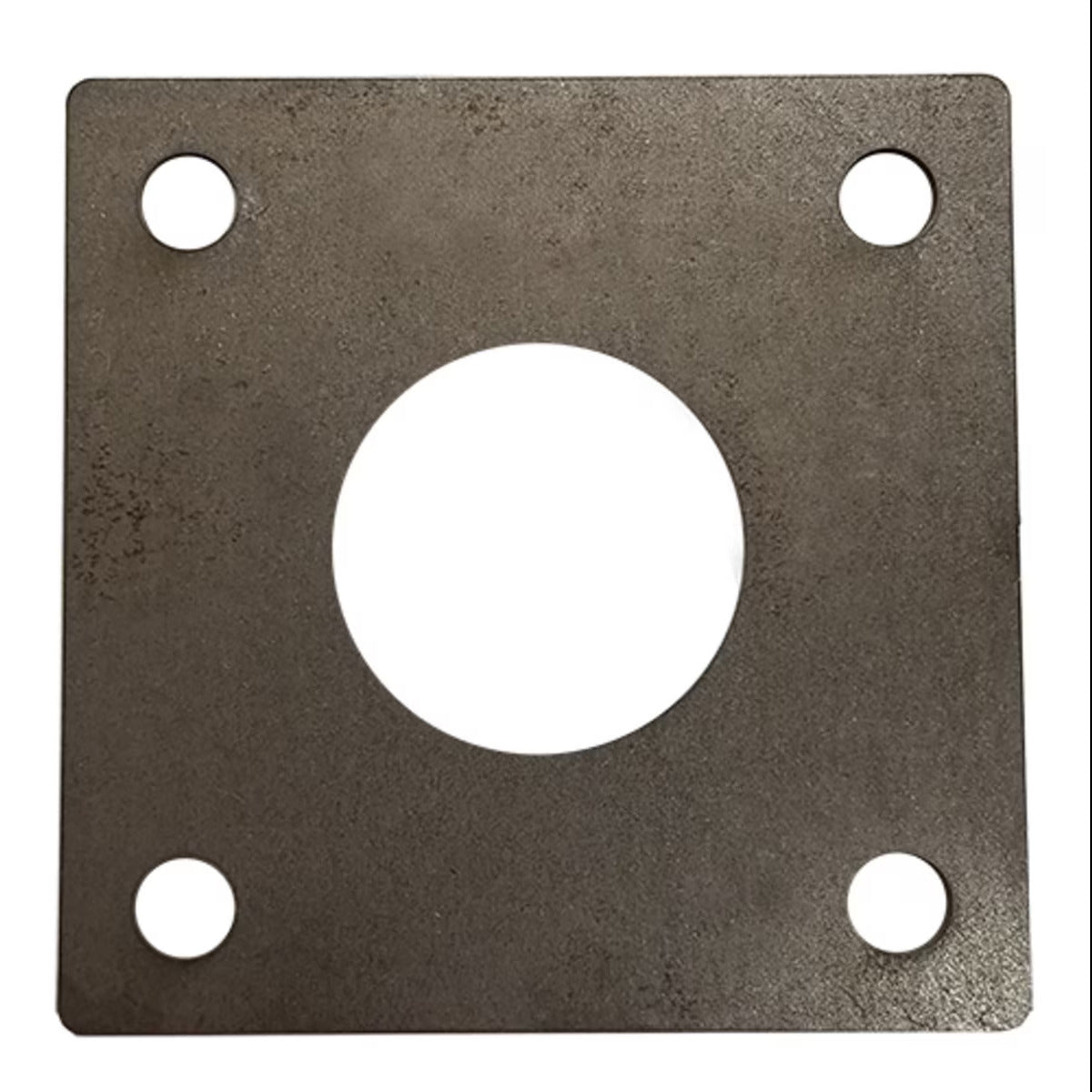 Square Plate 4" X 3/16" W/ 4 - .400" Sq Hole - Fits 1.66" OD