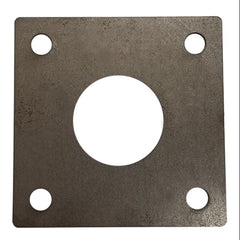 Square Plate 4" X 3/16" W/ 4 - .400" Sq Hole - Fits 1.66" OD