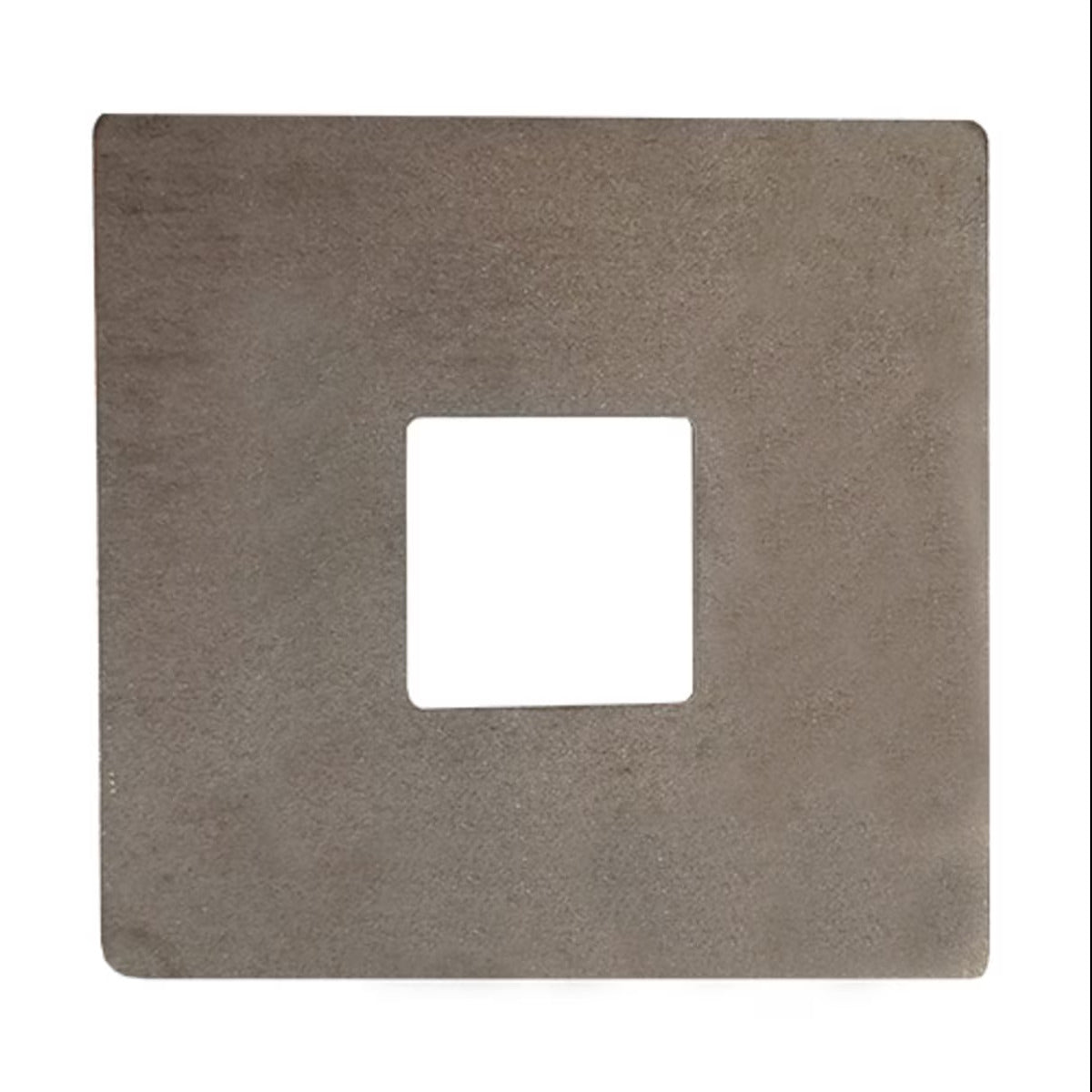 Square Plate 4" X 3/16" W/ Sq - Fits 1.25" Sq