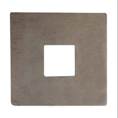 Square Plate 4" X 3/16" W/ Sq - Fits 1.25" Sq