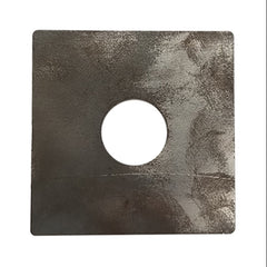 Square Plate 4" X 3/16" with Rounded Corners - Fits 1.25" OD