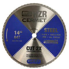 Cermet Circular Saw 14" X 64 Teeth X 1"