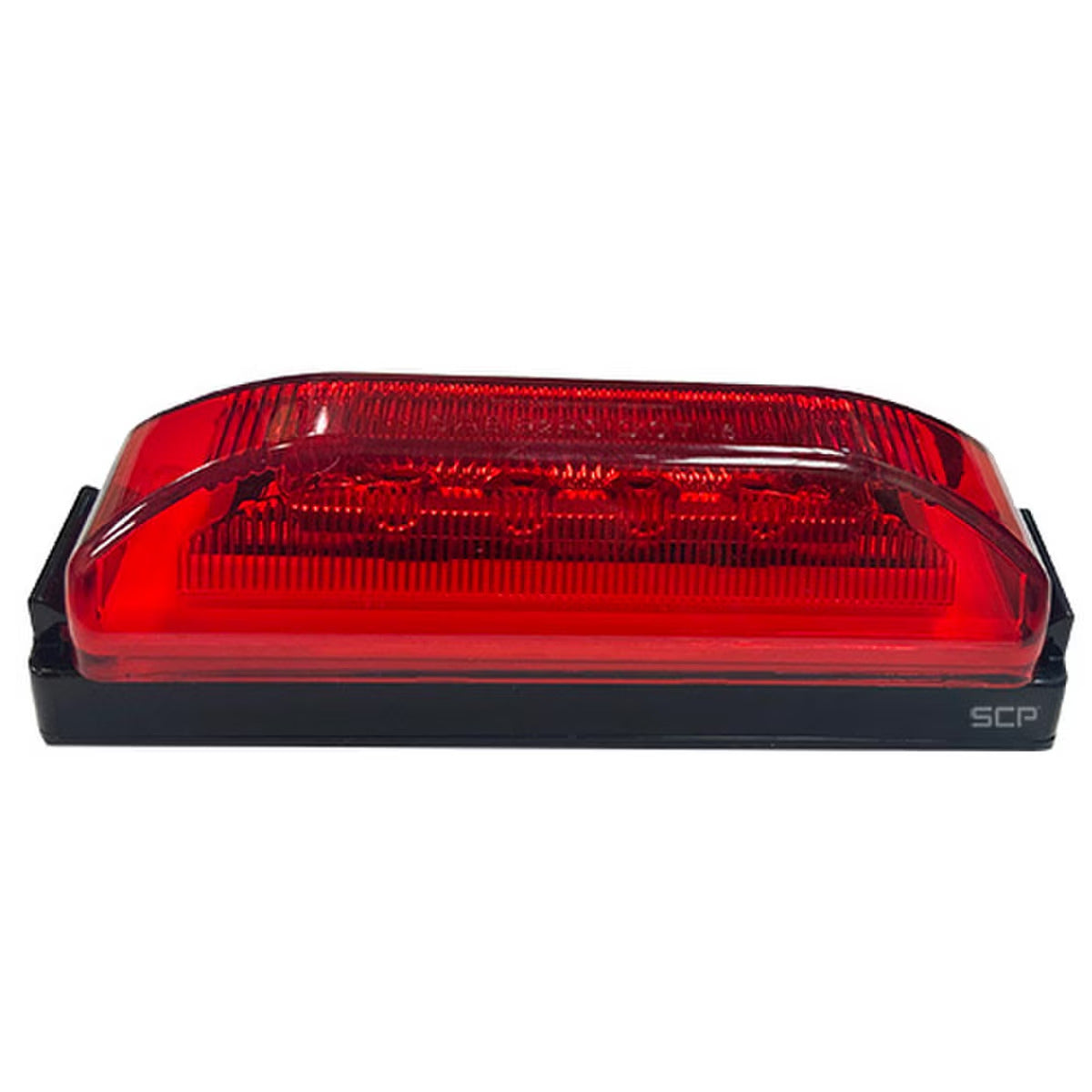 Trailer Light - 4"x1" Rect Marker & Clearance Light - Black Base Mount Kit