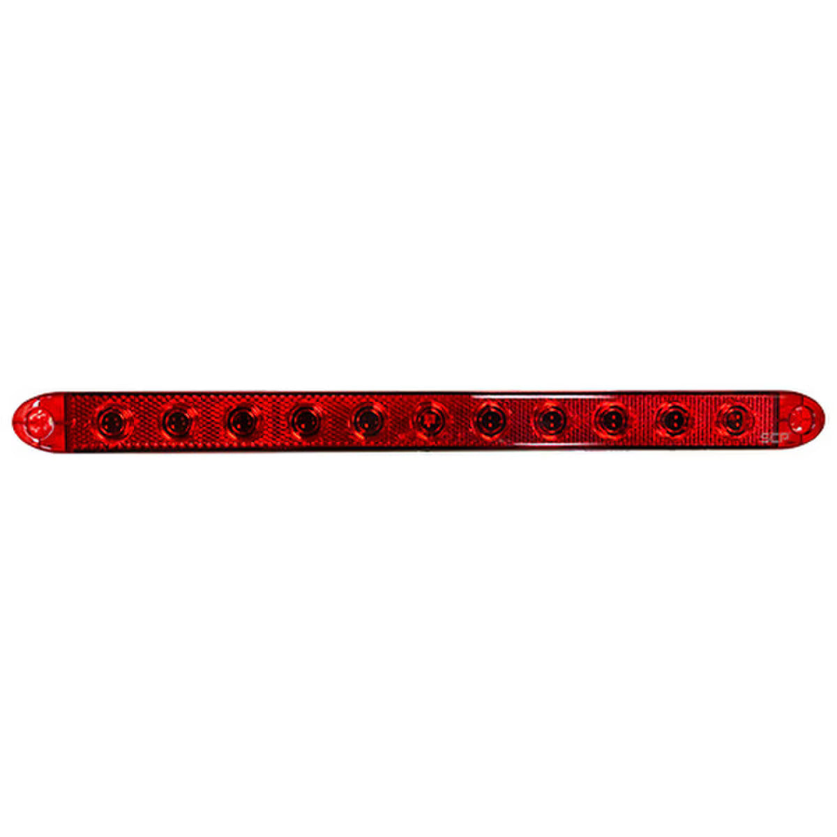 Trailer Light Bar-16" Marker Light-Red Lens/3 Superflux Red LEDs-Slim Line