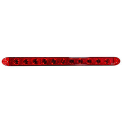 Trailer Light Bar-16" Marker Light-Red Lens/3 Superflux Red LEDs-Slim Line