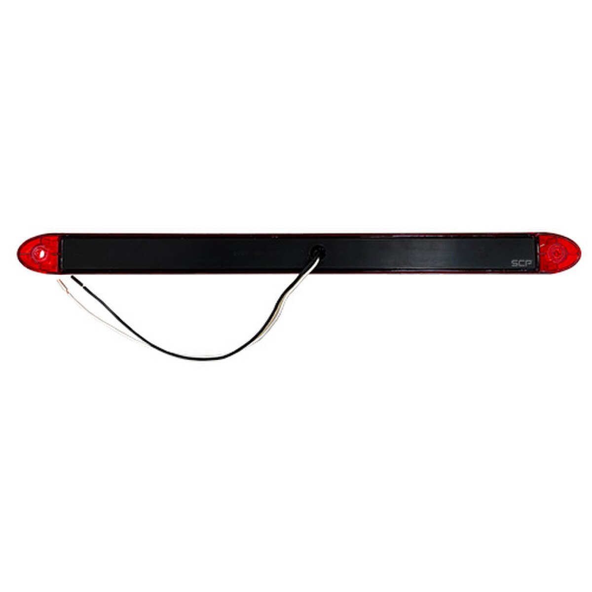Trailer Light Bar-16" Marker Light-Red Lens/3 Superflux Red LEDs-Slim Line