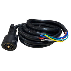 7-Way with Center Pin-10ft Cord-14AWG X 3, 16 AWG X 4