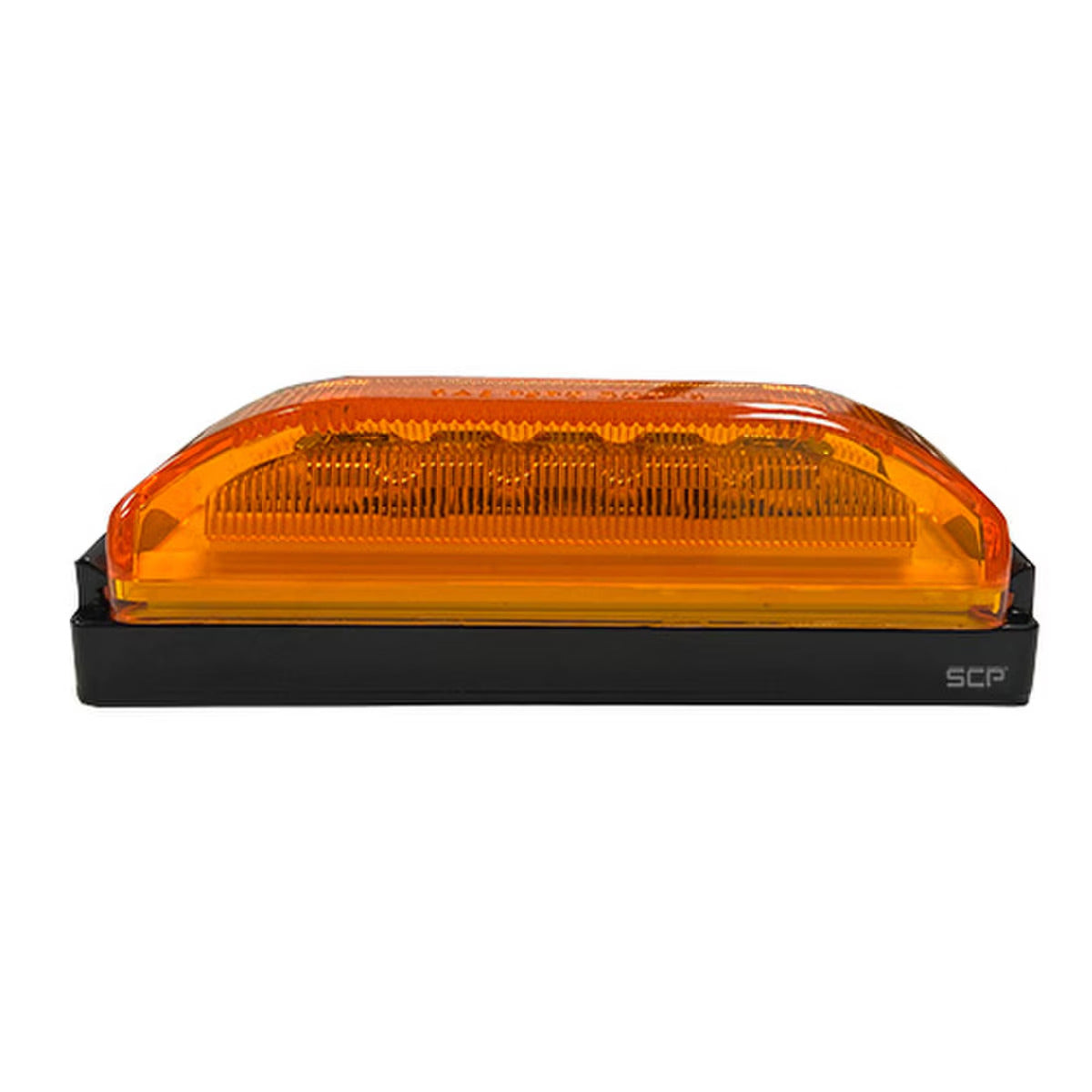 Trailer Light - 4"x1" Rect Marker & Clearance Light - Black Base Mount Kit