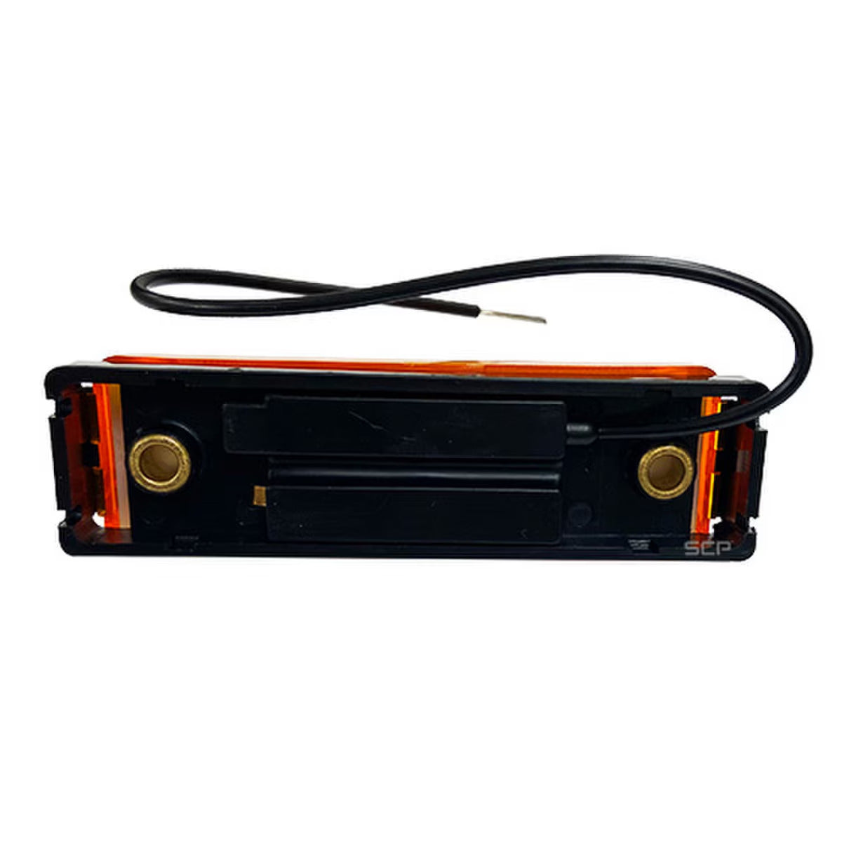 Trailer Light - 4"x1" Rect Marker & Clearance Light - Black Base Mount Kit