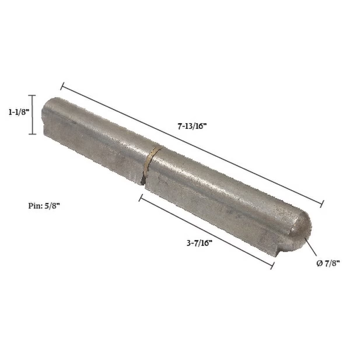 Bullet Hinges - With Steel Pin & Brass Bushing