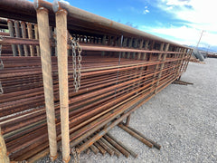 Free Standing Panel 2 3/8" Drill Pipe w/ Sucker Rod